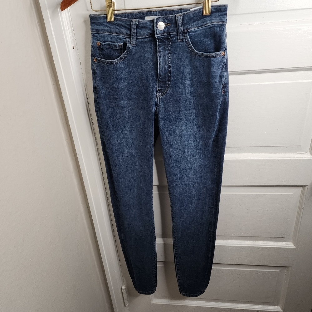 Warp + Weft High Rise Legging Jeans Blue 2 26